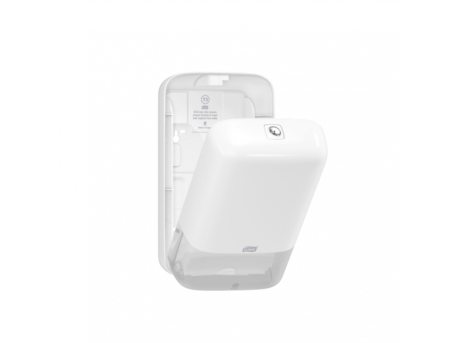 Dozownik papier toaletowy T3 Tork 556000 WHITE FOLD